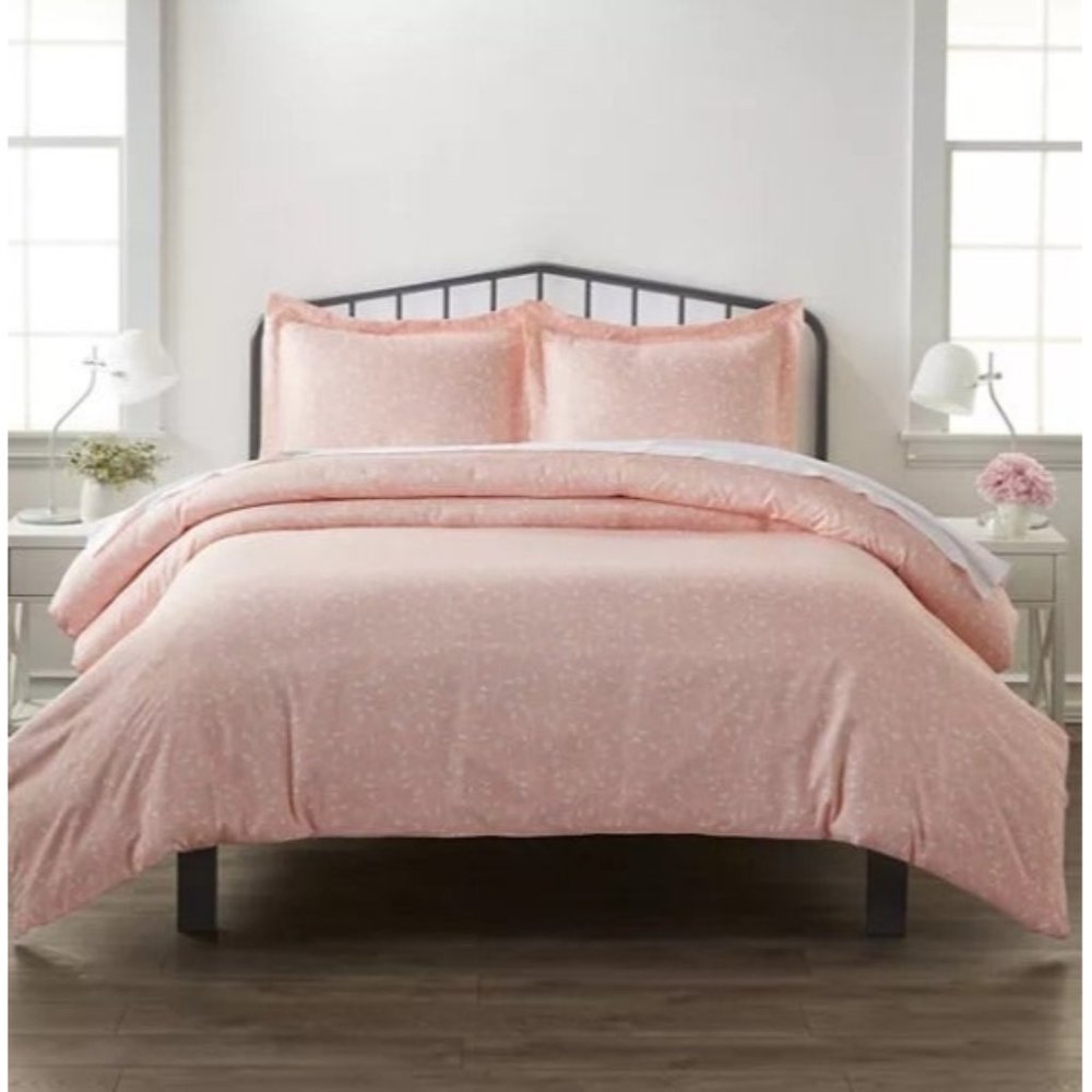 Twin Premium Pink Pattern Duvet Cover